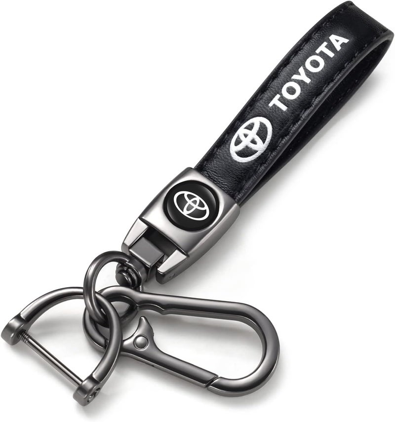 DSVI Leather Car Keychain Keyring for Baseball Fans, Car Key Fob Holder Keychain Lanyard for Baseball Fans - Image 1